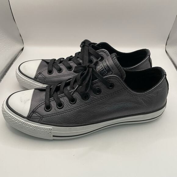Converse All-Star 544924C Grey Metallic Low Top Women’s Sneakers Size 8 - Picture 2 of 9